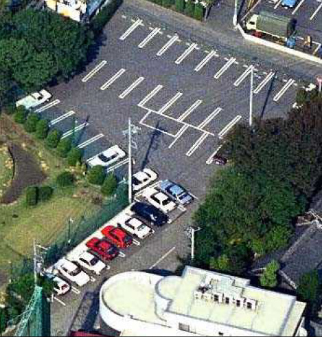 ゆとりの駐車スペース